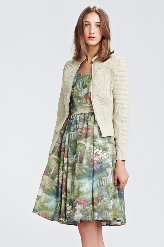 									LEATHER FORGET ME ' POOR LITTLE STITCH GIRL' JACKET
								, 			GARDEN PATH 'LINEN IN OUR STARS' DRESS
			