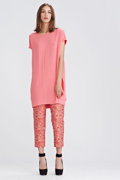 									PAPIER MACHE 'BACK THE RIPPER' DRESS
								, 			SHANGRI-LA 'THE STROLL TRUTH' PANT
			