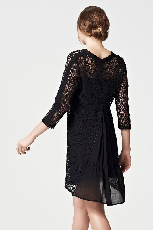 									GREEN WITH IVY 'NET MINNIT' DRESS
			