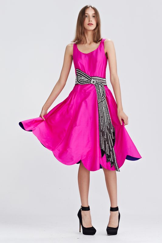 									DIAMOND LIFE 'BOWS AND CONS' DRESS
			