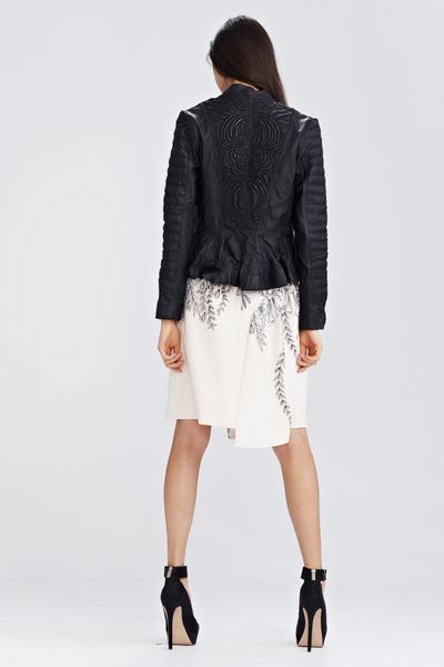 									LEATHER FORGET ME ' POOR LITTLE STITCH GIRL' JACKET
								, 			WILD BLOSSOM 'OUR HIPS ARE SEALED' DRESS
			