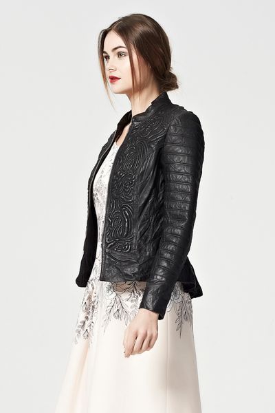 									LEATHER FORGET ME ' POOR LITTLE STITCH GIRL' JACKET
								, 			WILD BLOSSOM 'OUR HIPS ARE SEALED' DRESS
			