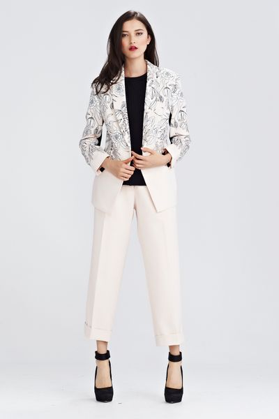 									WILD BLOSSOM 'SINGLE WHITE EMAIL' JACKET
								, 			MILK AND HONEY 'HISSY SPLIT' TOP
								, 			SPRINGTIDE 'STROLL MODEL' PANT
			