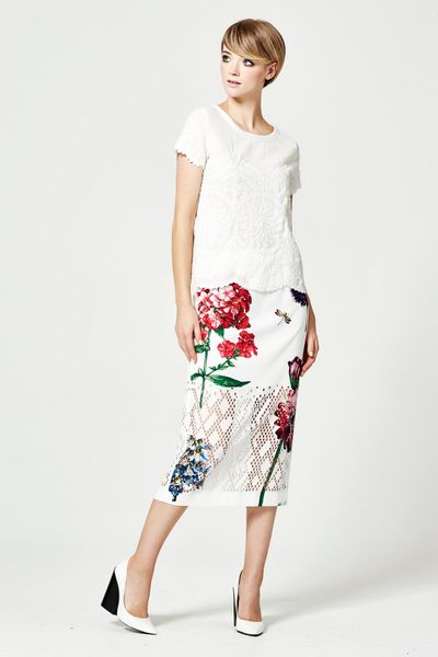 									ARABESQUE 'OBJECT OF DESIRE' TOP
								, 			SPRING AWAKENING 'PRACTICE MAKES PERFORATE' SKIRT
			