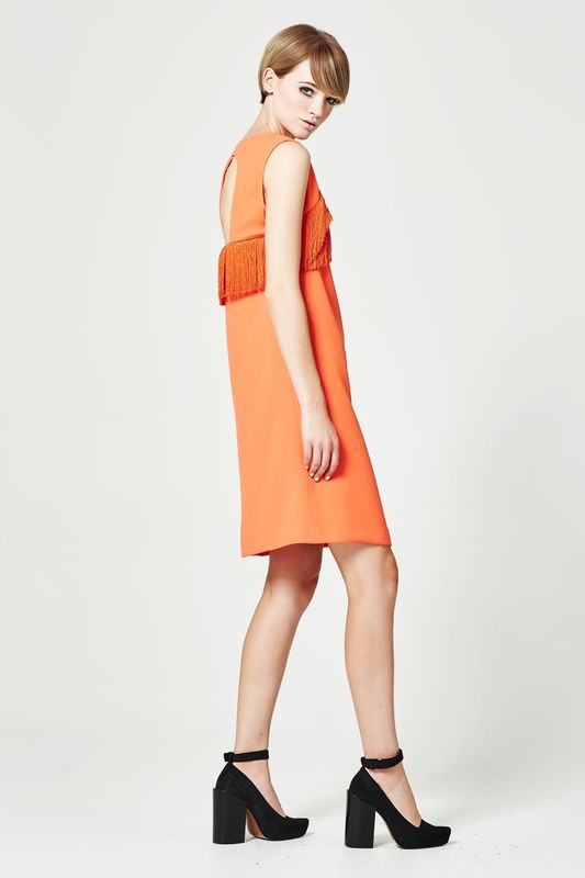 									STRING QUARTET 'FRINGE AND BRACKET' DRESS
			