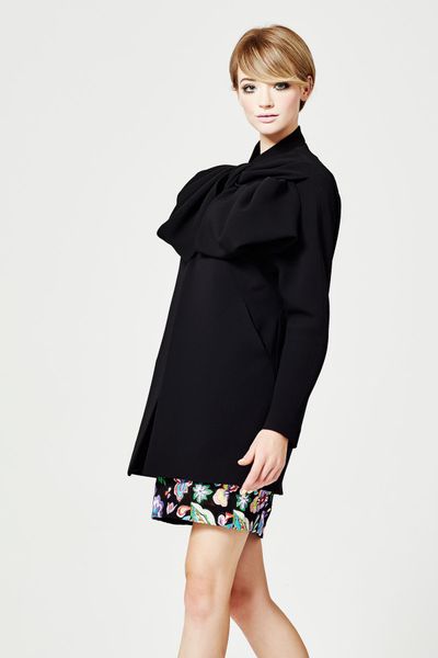 									FILM NOIR 'WRAP MUSIC' JACKET
								, 			INDIE POP 'NOEL FLOWERED' DRESS
			