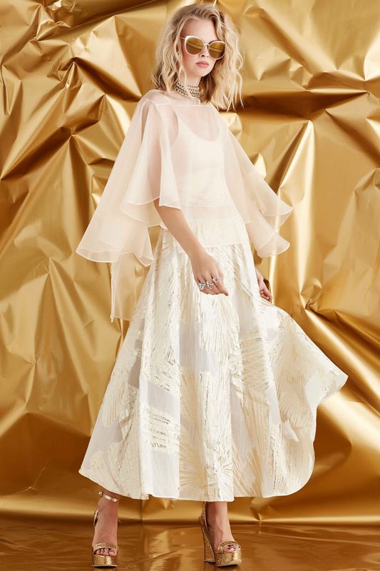 									MIXED METAL SUNGLASSES
								, 			PLAY IT BY SHEER TOP
								, 			LOVE SKIRTS SKIRT
			