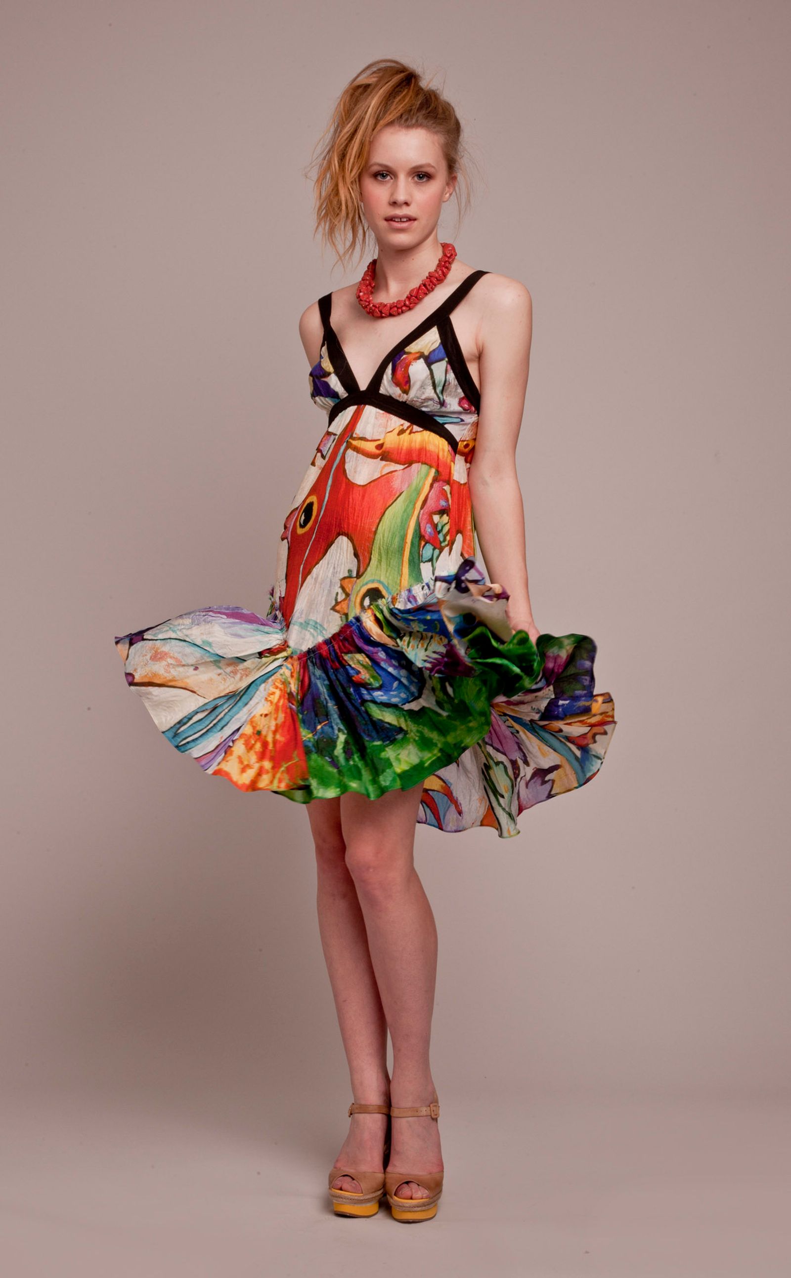 									Aquarium 'Angel-Swish' dress
			