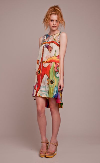 									Aquarium 'Fishing For Compliments' dress
			