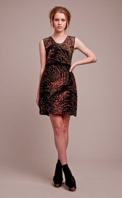 									Black Forest 'Bramble Bush' dress
			