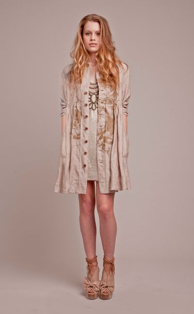 									Sugar Sack 'Prints Charming' coat
								, 			Midas Touch 'All That Glitters' dress
			