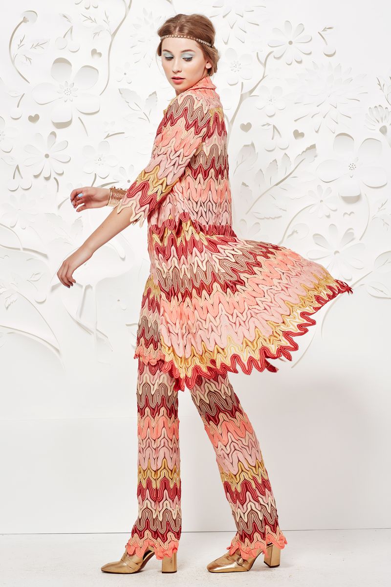 									GATHERING AT SUNSET COAT
								, 			SEVILLE SENORITA DRESS
								, 			PANT-ALOON PANT
			