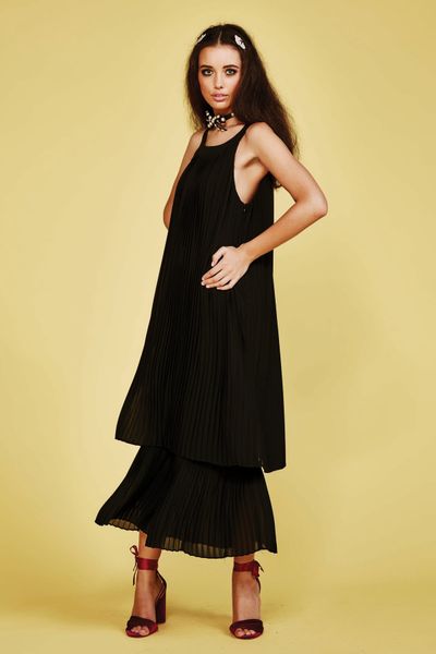 									PLEAT CAR NAMED DESIRE DRESS
			