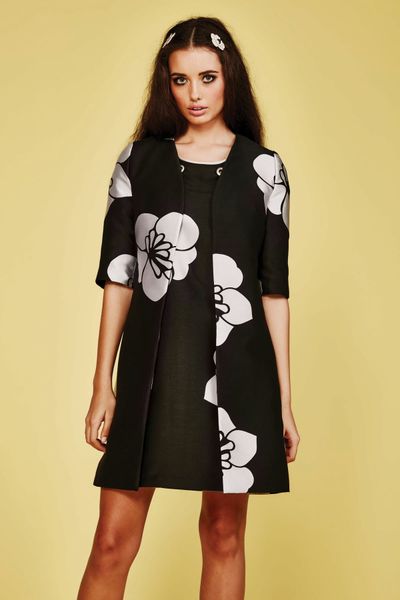 									CROP THE QUESTION COAT
								, 			EYE SPY DRESS
			