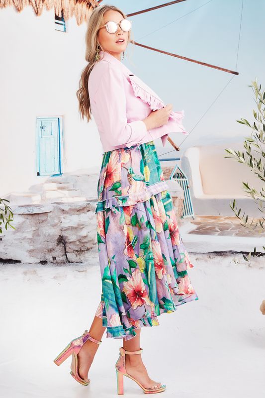 									TRAIL BLAZER JACKET
								, 			PLEAT WAVE DRESS
			