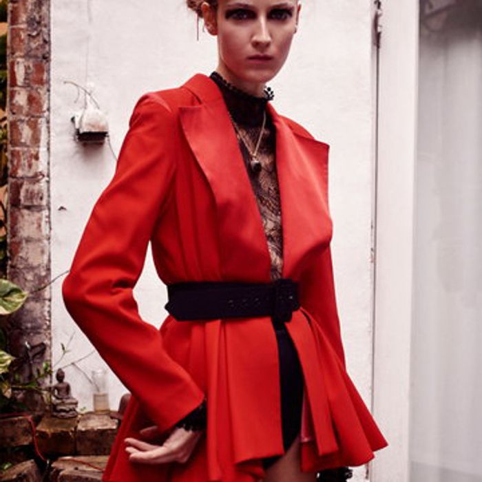 Base-Cast - Thin Red line — Jun 2019, Trelise Cooper — Prim & Prep jacket