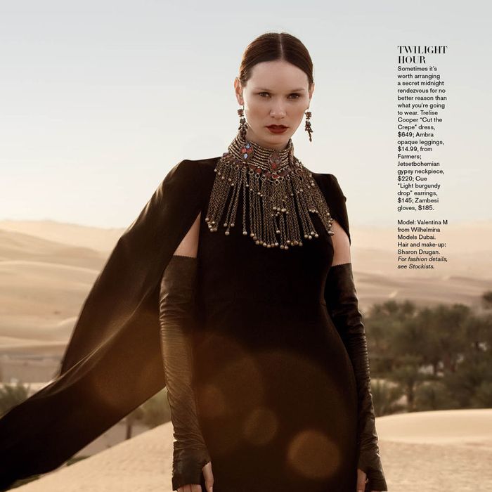 MINDFOOD STYLE — Apr 2016, Trelise Cooper — Cut The Crepe Dress